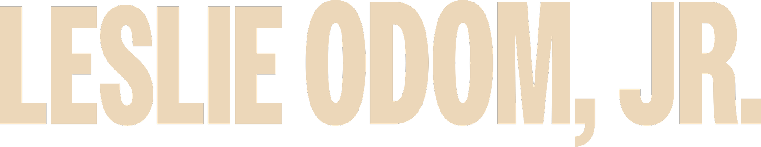 Leslie Odom, Jr. Logo
