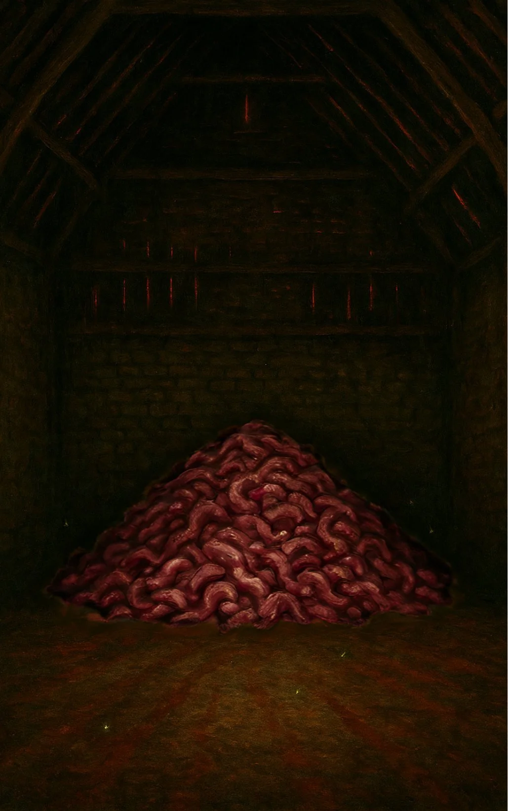 Inside the dark barn, the Baron’s hoard