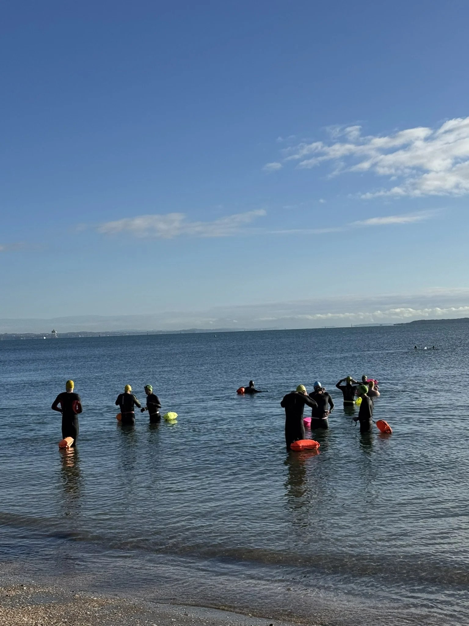 Open water swim at Kohi