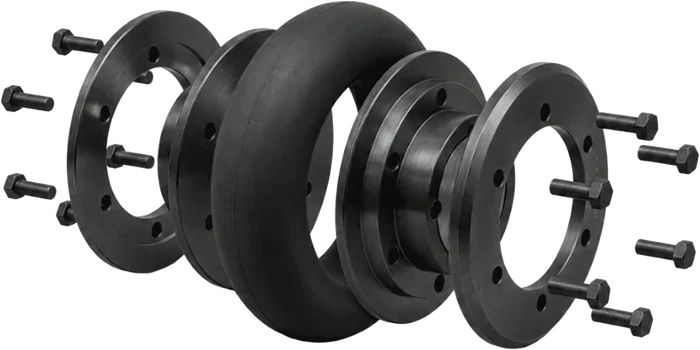 Tyre coupling F90 with taper bushes, exploded