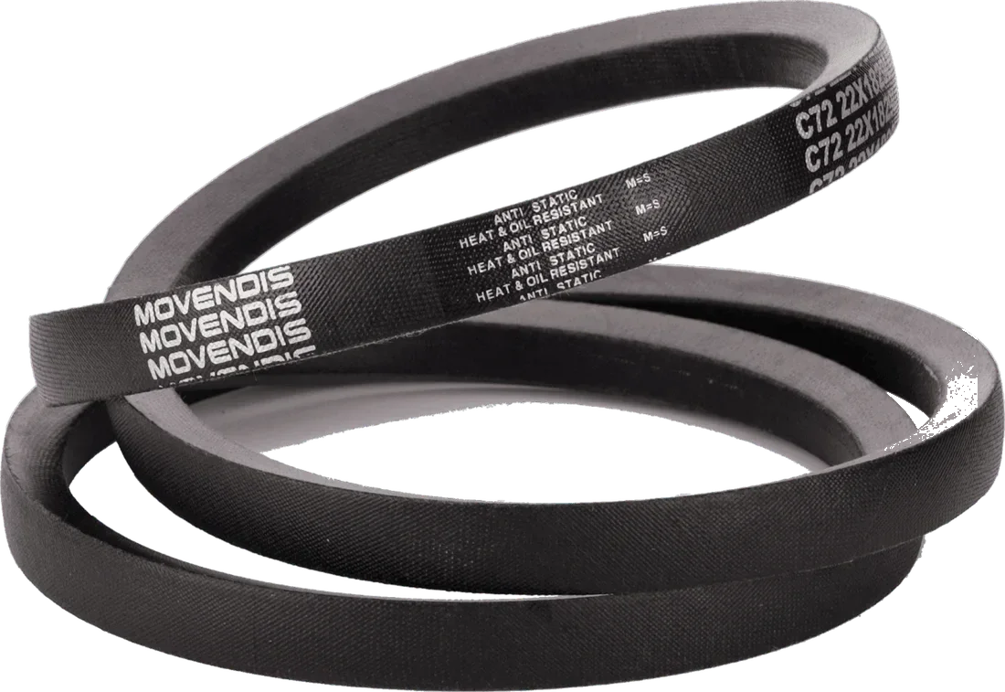 C72 V-belt with its printed code: send it as written