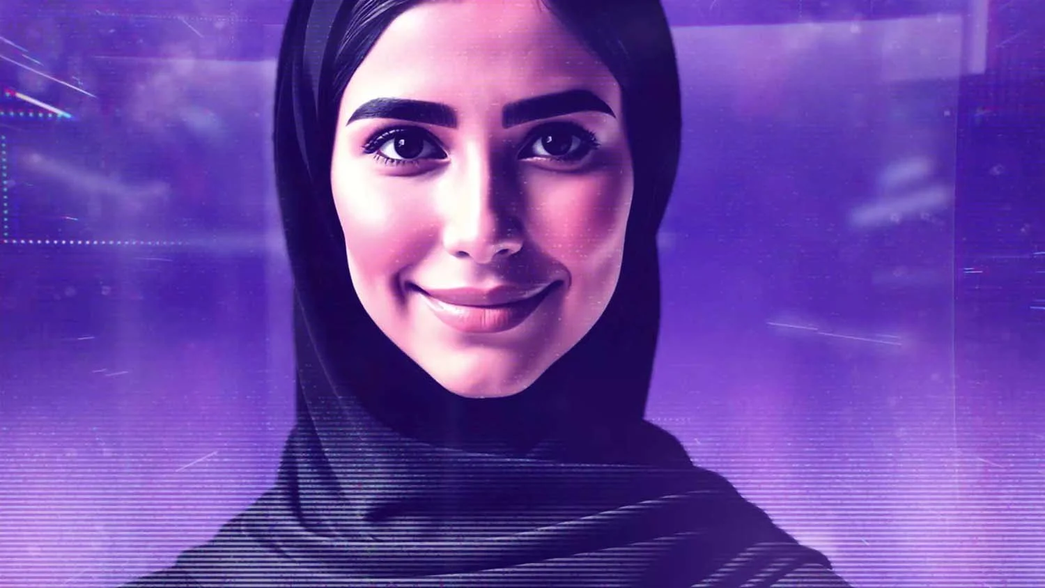 GDRFA AI visa assistant promo animation Dubai