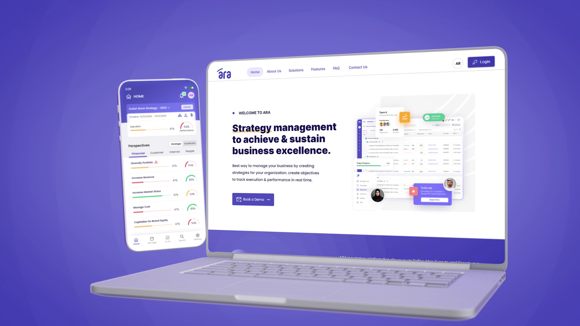 ARA Strategy Platform Brand Film — corporate animation Dubai