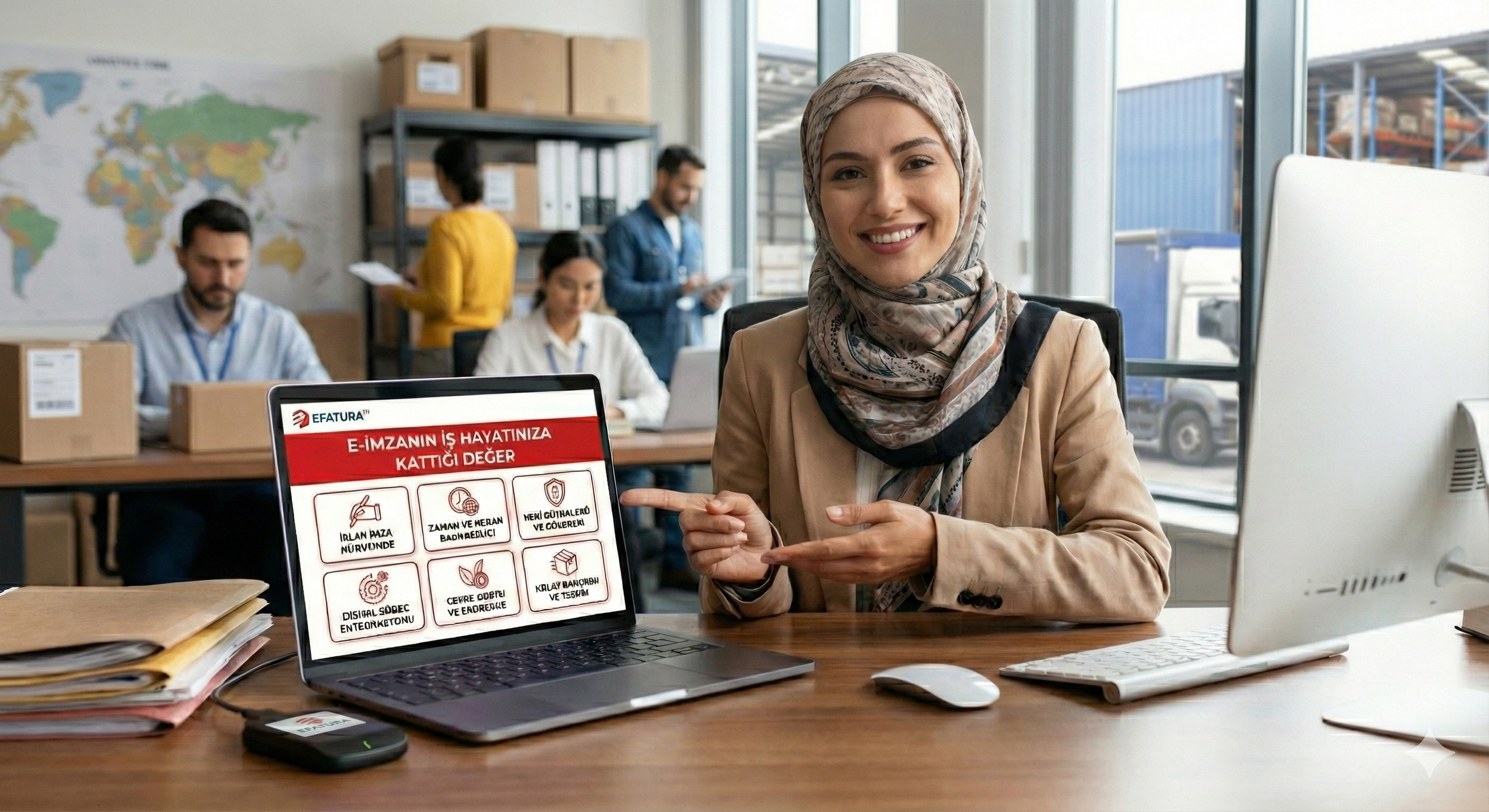 E-İmza Başvuru Süreci Görseli