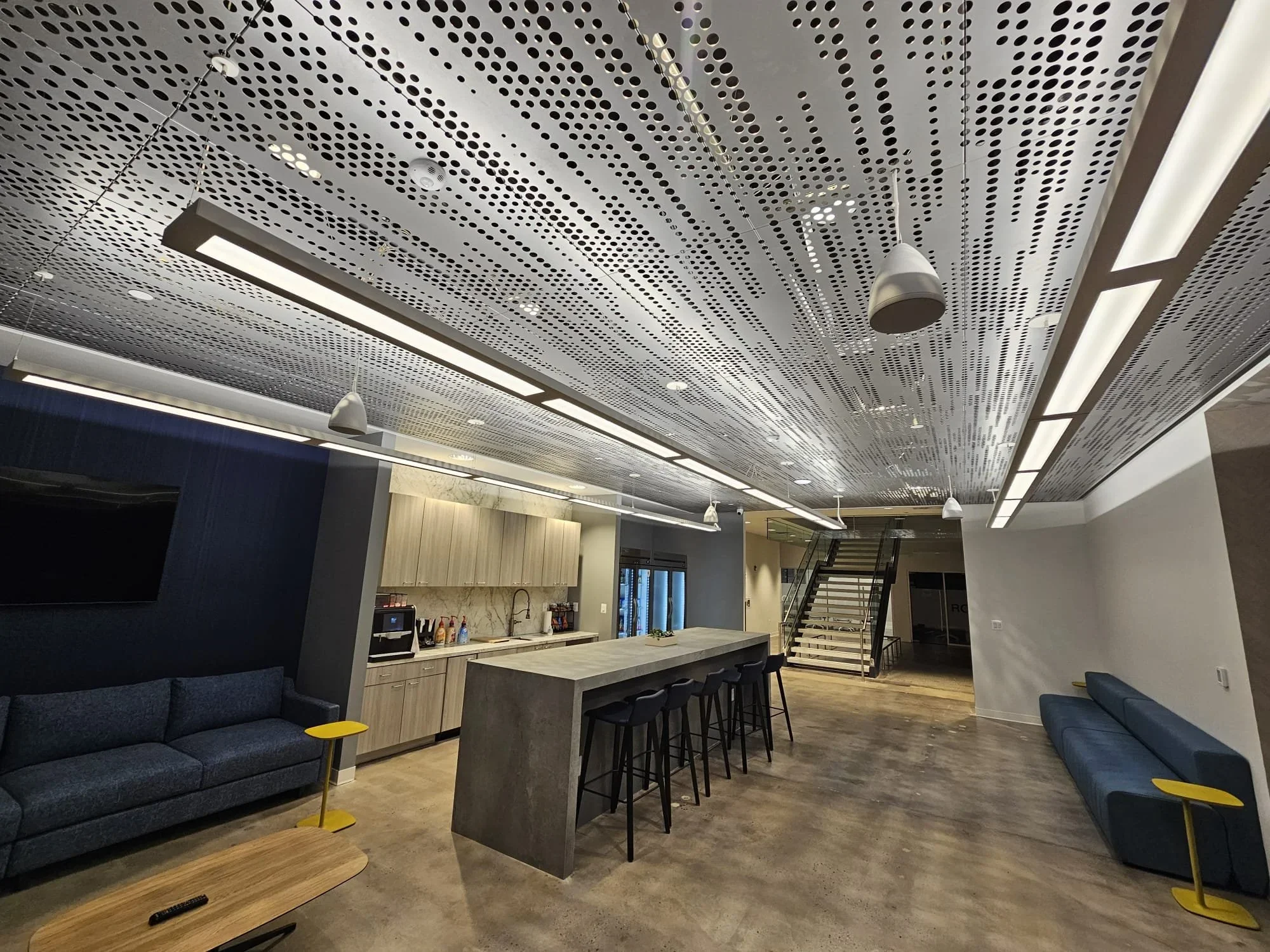 Commercial common area audio installation in Rockville Maryland by Ironsight Technologies