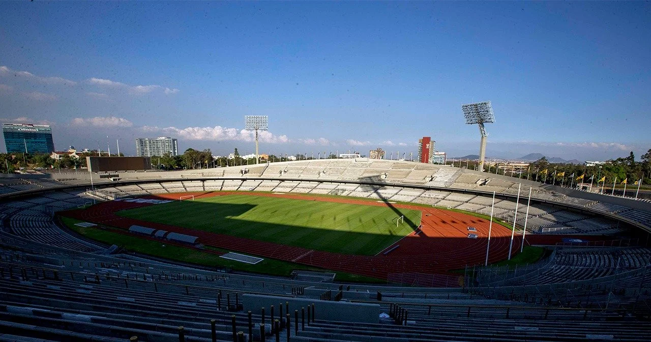 Vista del Estadio Olímpico Universitario en Ciudad Universitaria