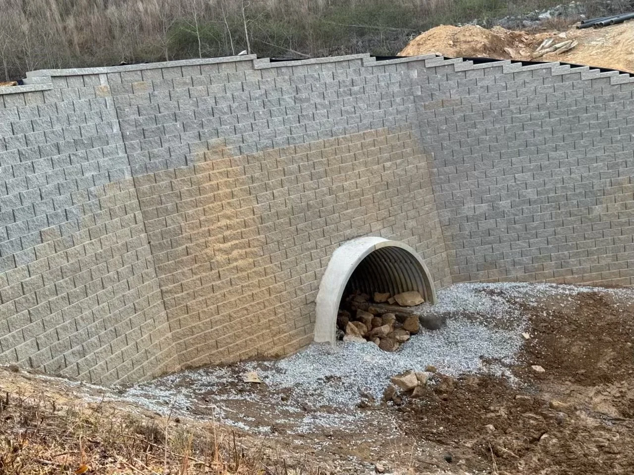Engineered culvert after