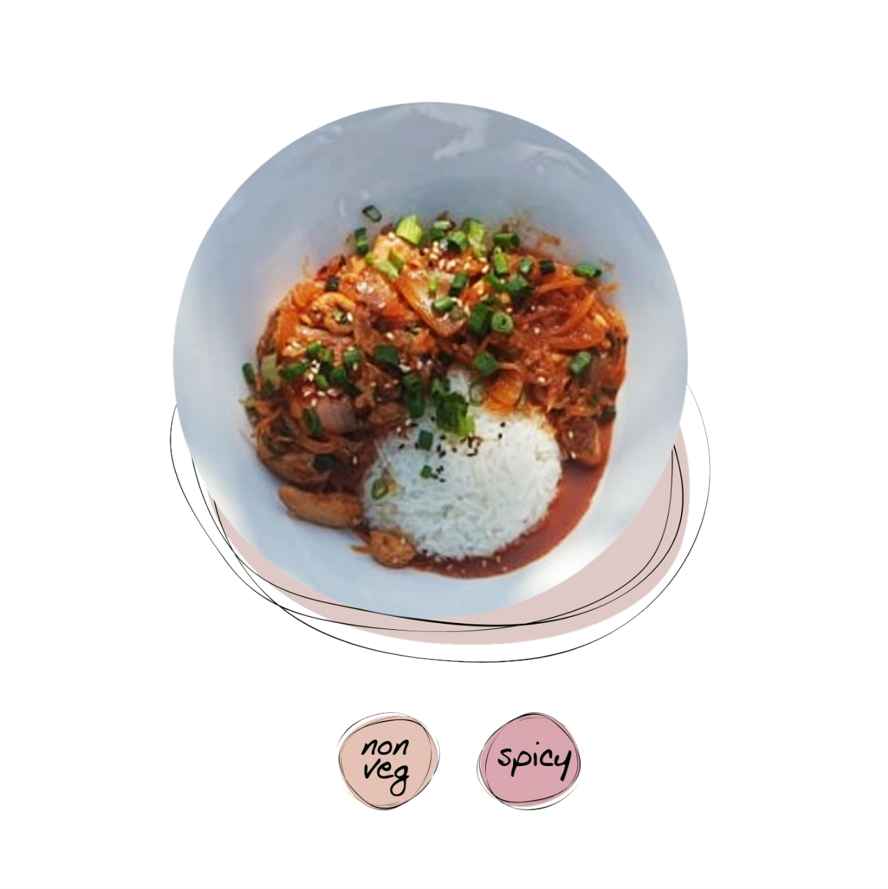 Spicy Chicken Dopbap