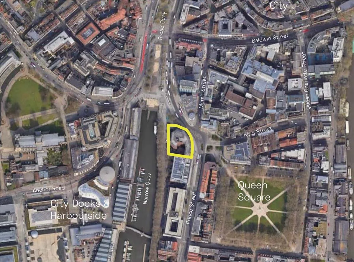 Broad Quay House site boundary