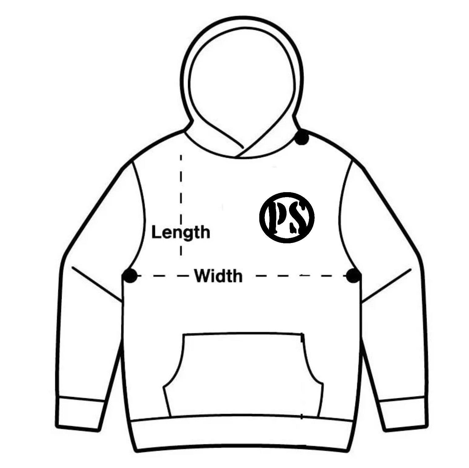 Hoodie Size Guide