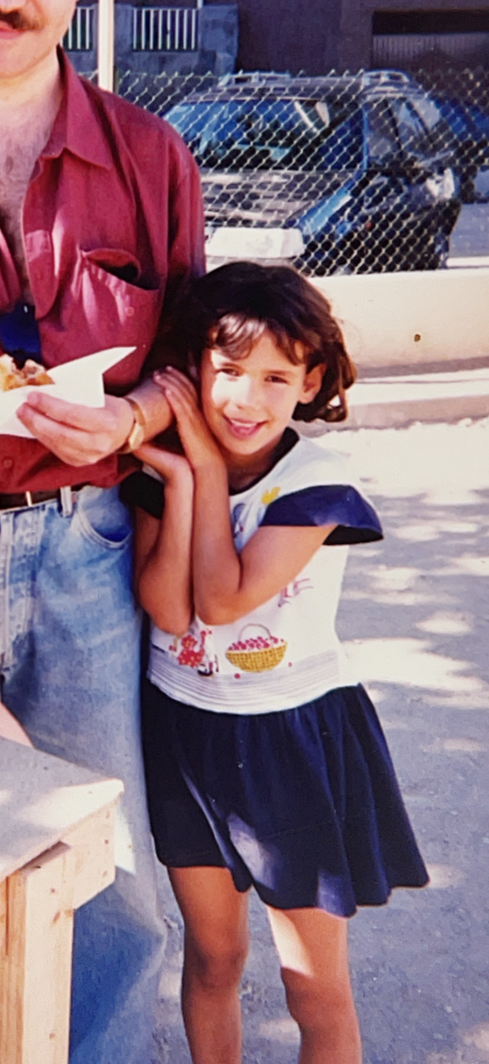 Sofia as a little girl, smiling