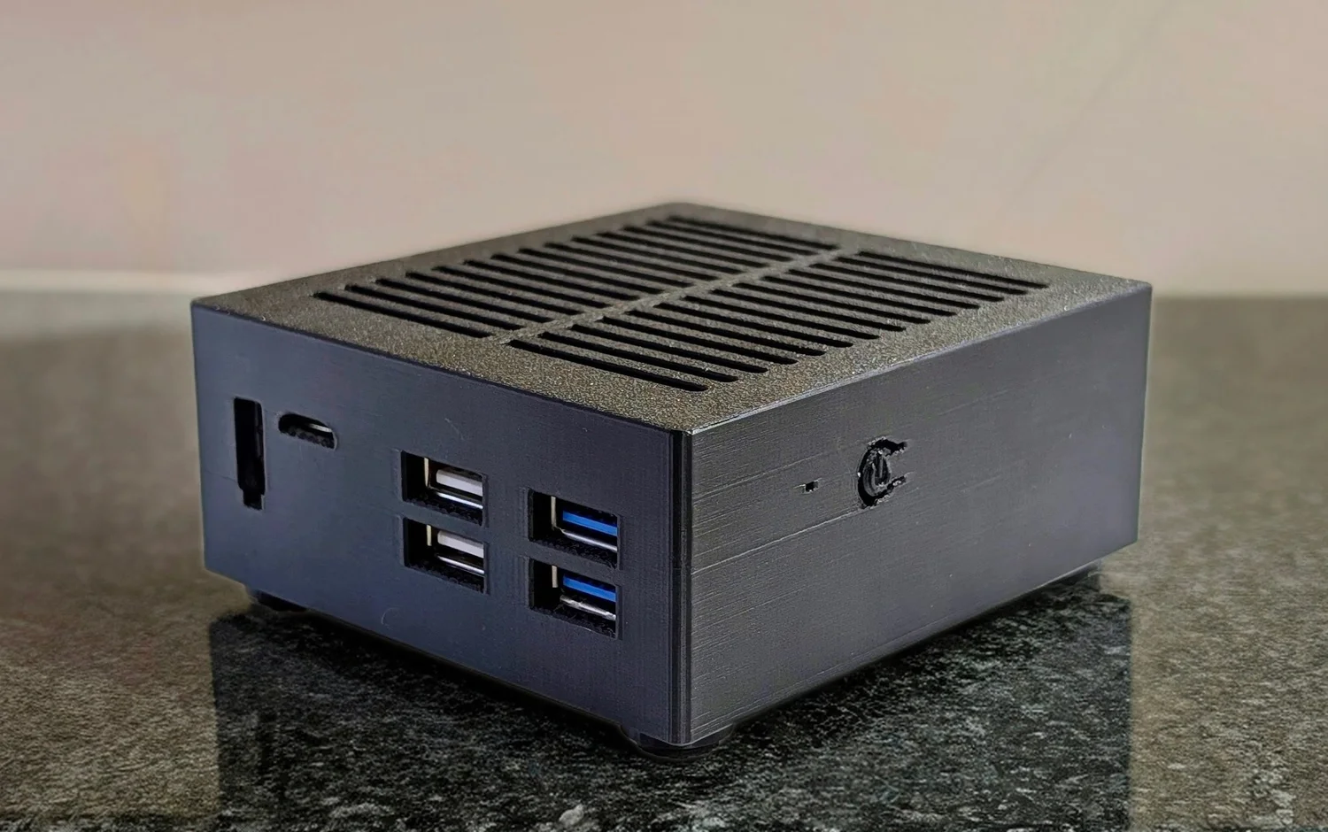 HPDash — cellular-connected in-vehicle unit, front I/O