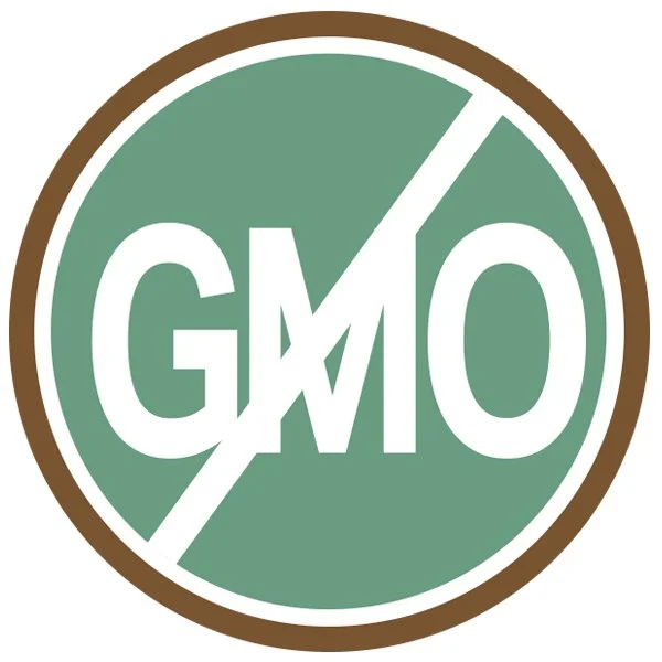 J&J crossed-out GMO badge