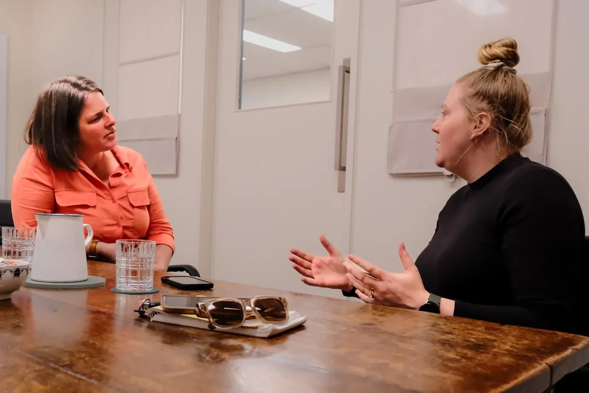 Western Advocate journalist Alise Gunning interviewing Dr Janine Kinahan, August 2026