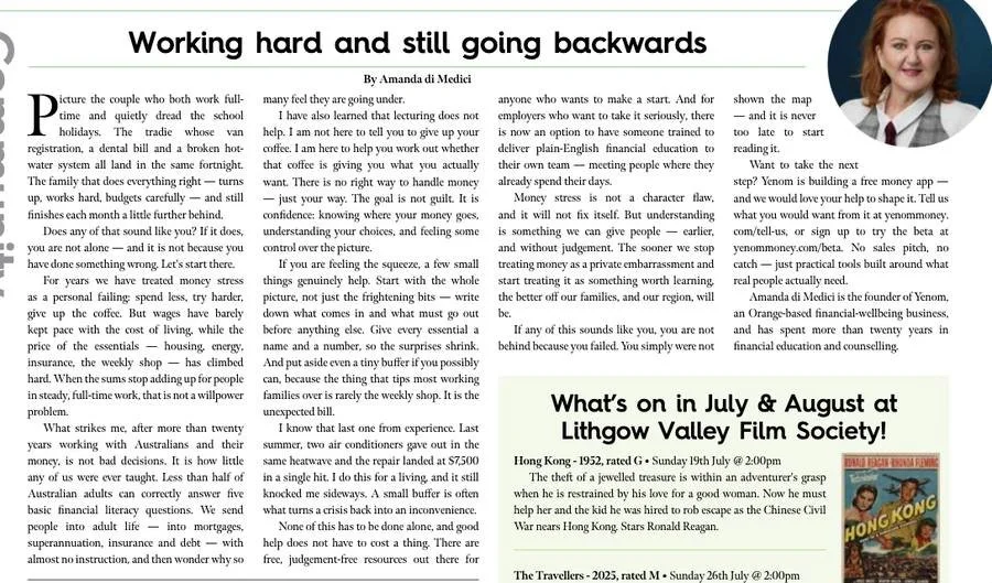 Village Voice column, Issue 129