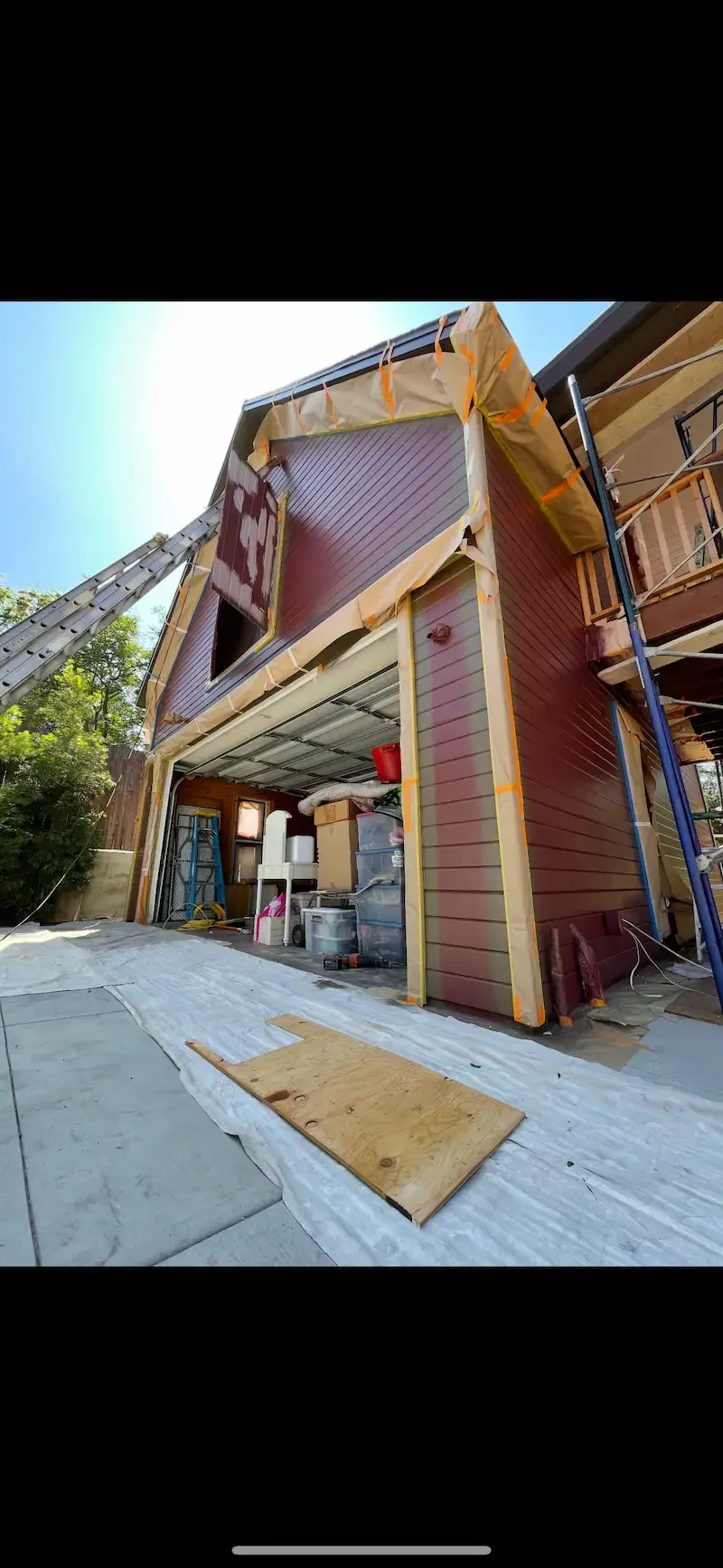 Modern bathroom remodel with walk-in shower