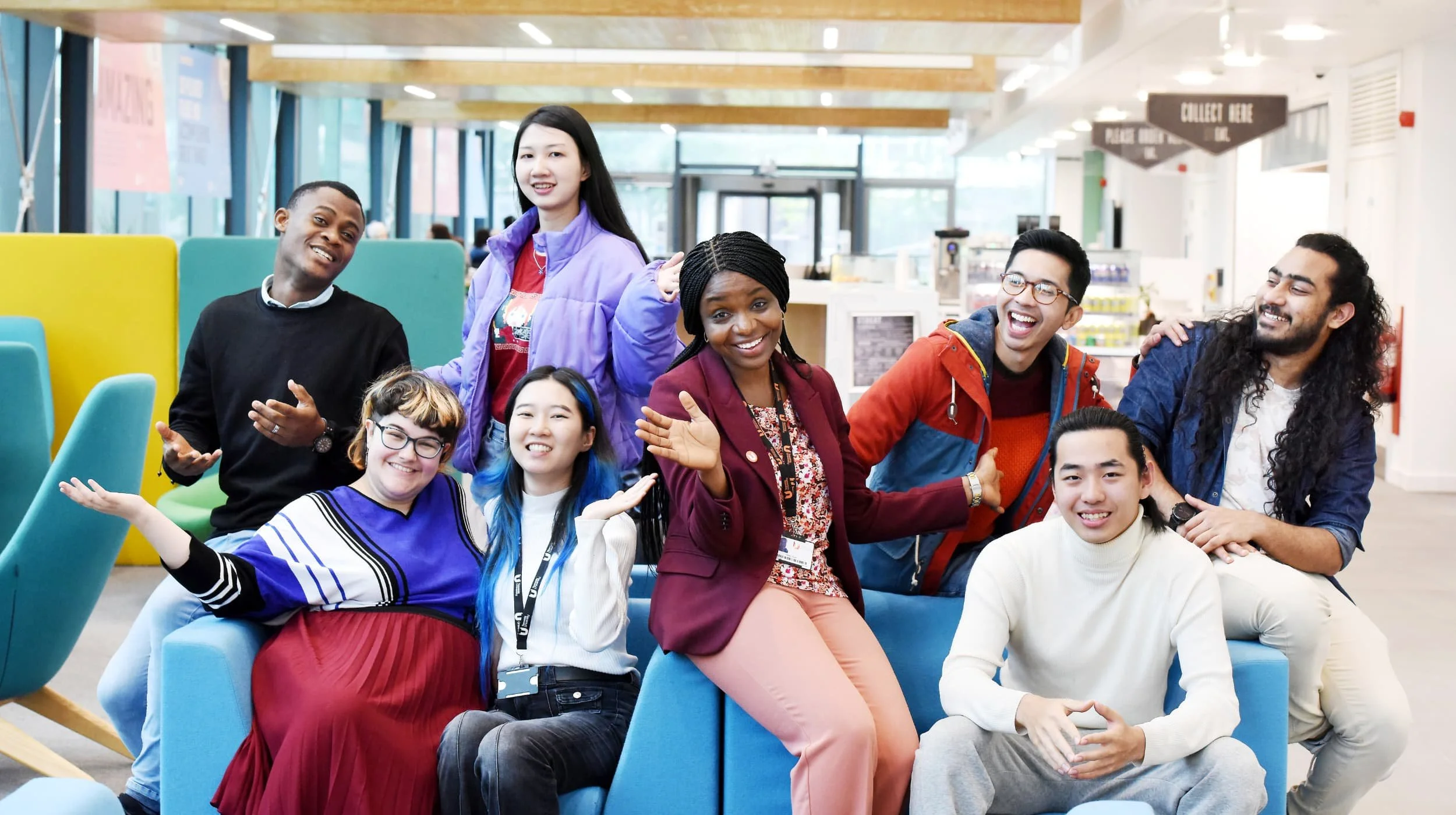 Diverse Student Group Indoors