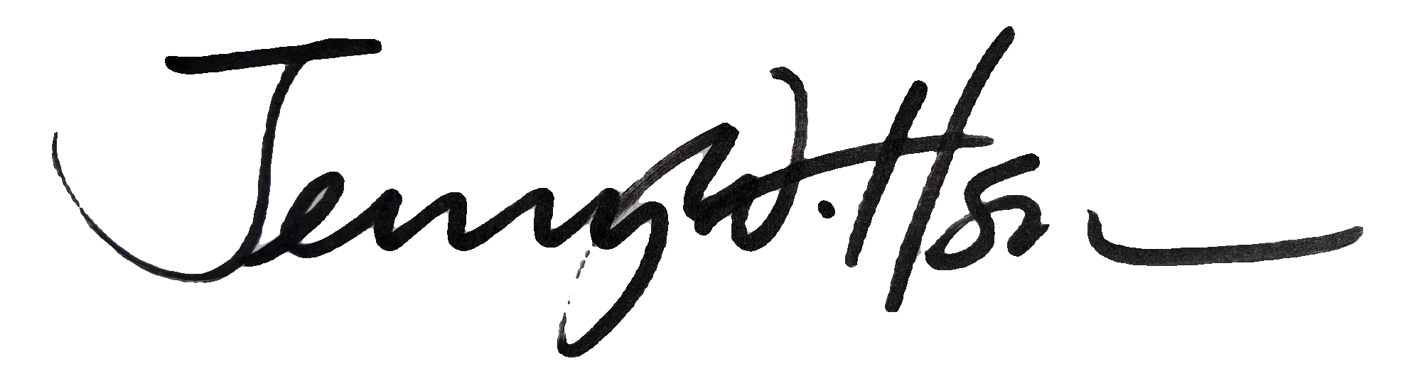 Jenny Hsu's signature
