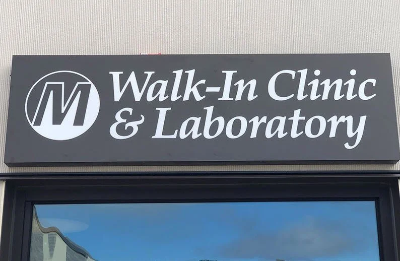 Mason Clinic single-face monument sign designed and installed by Plumb Signs in Shelton, WA
