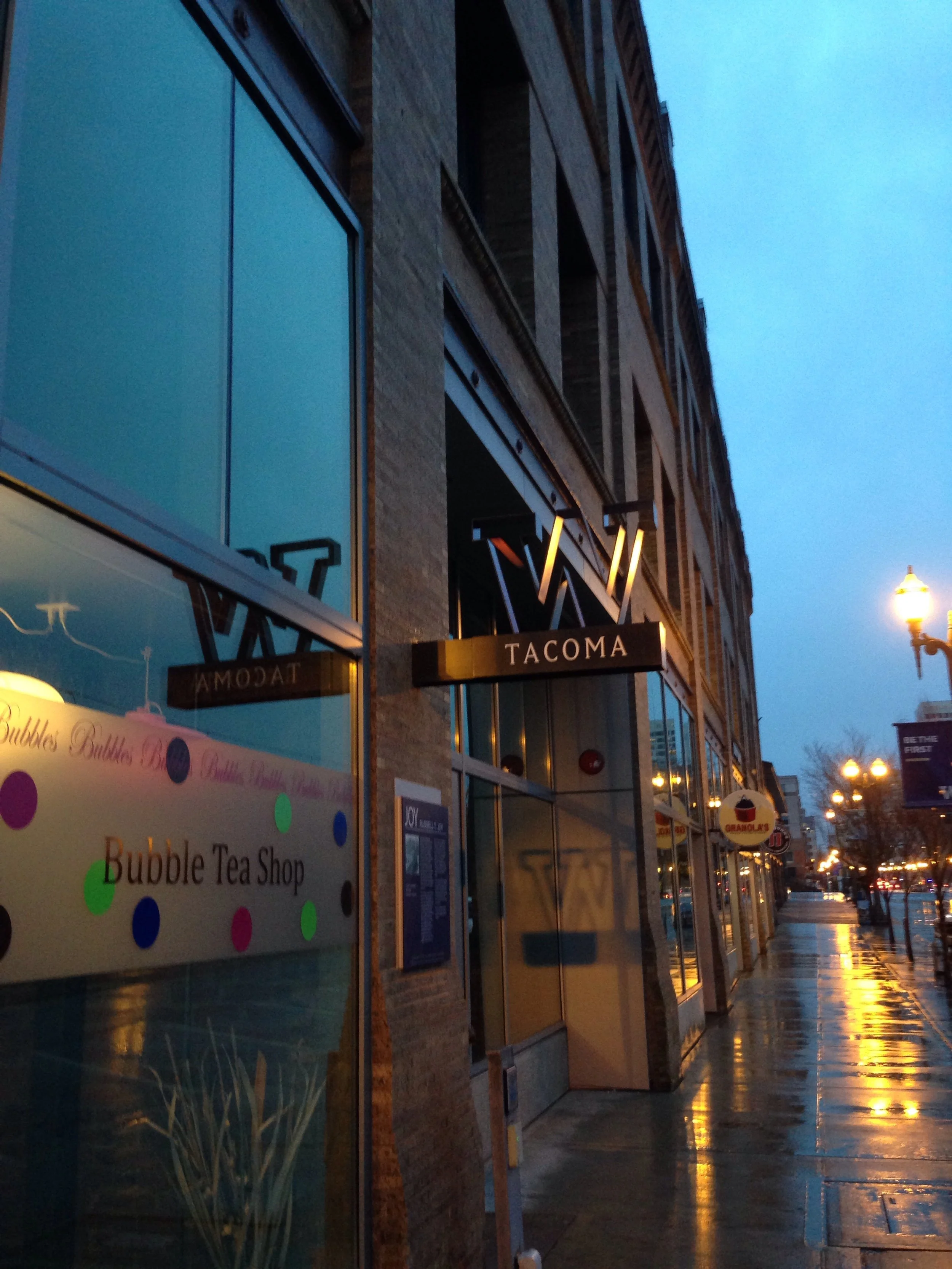 UW Tacoma Wayfinding Sign Installation