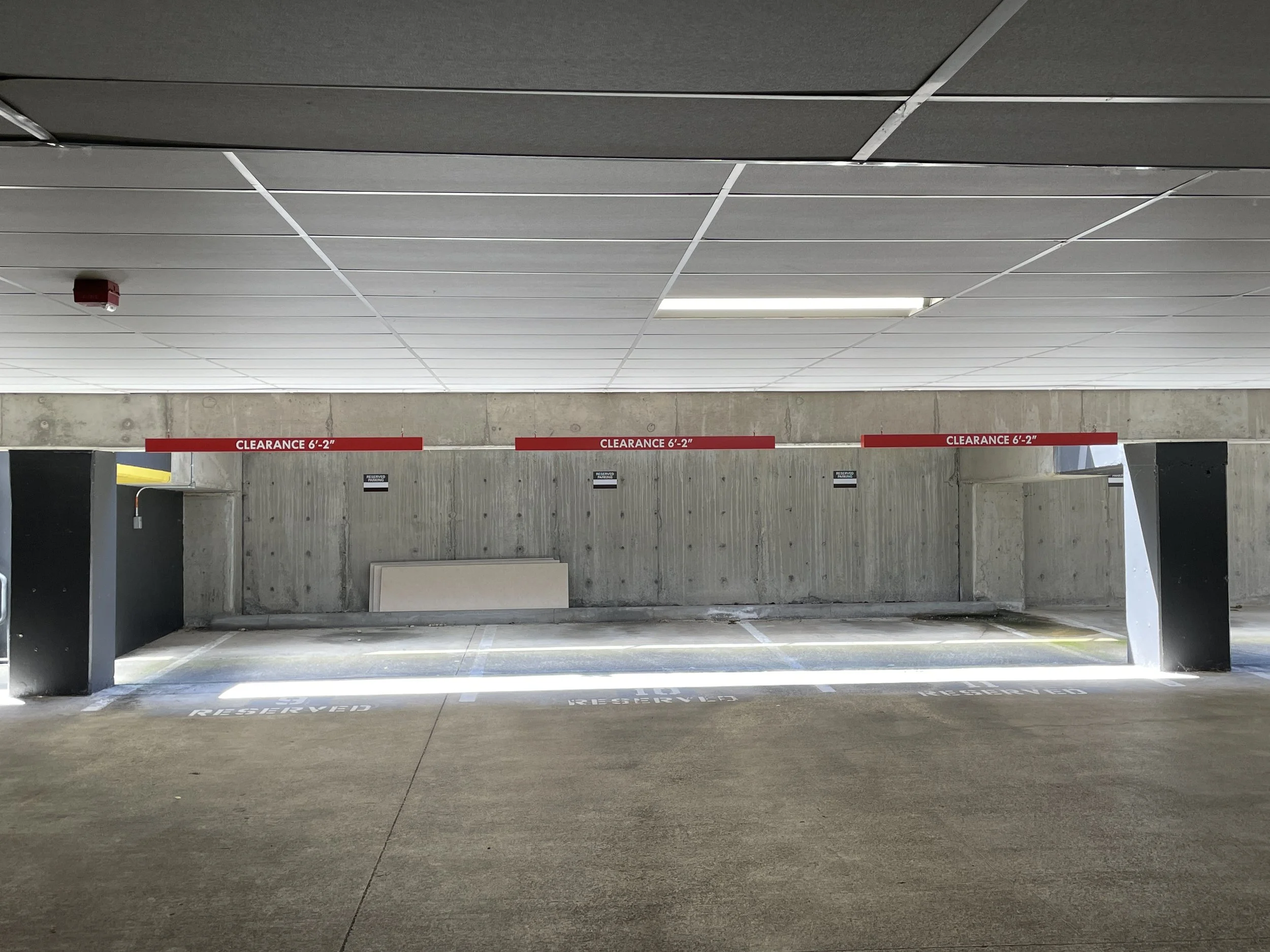 Wayfinding cabinet installation Timber Ridge Bellevue