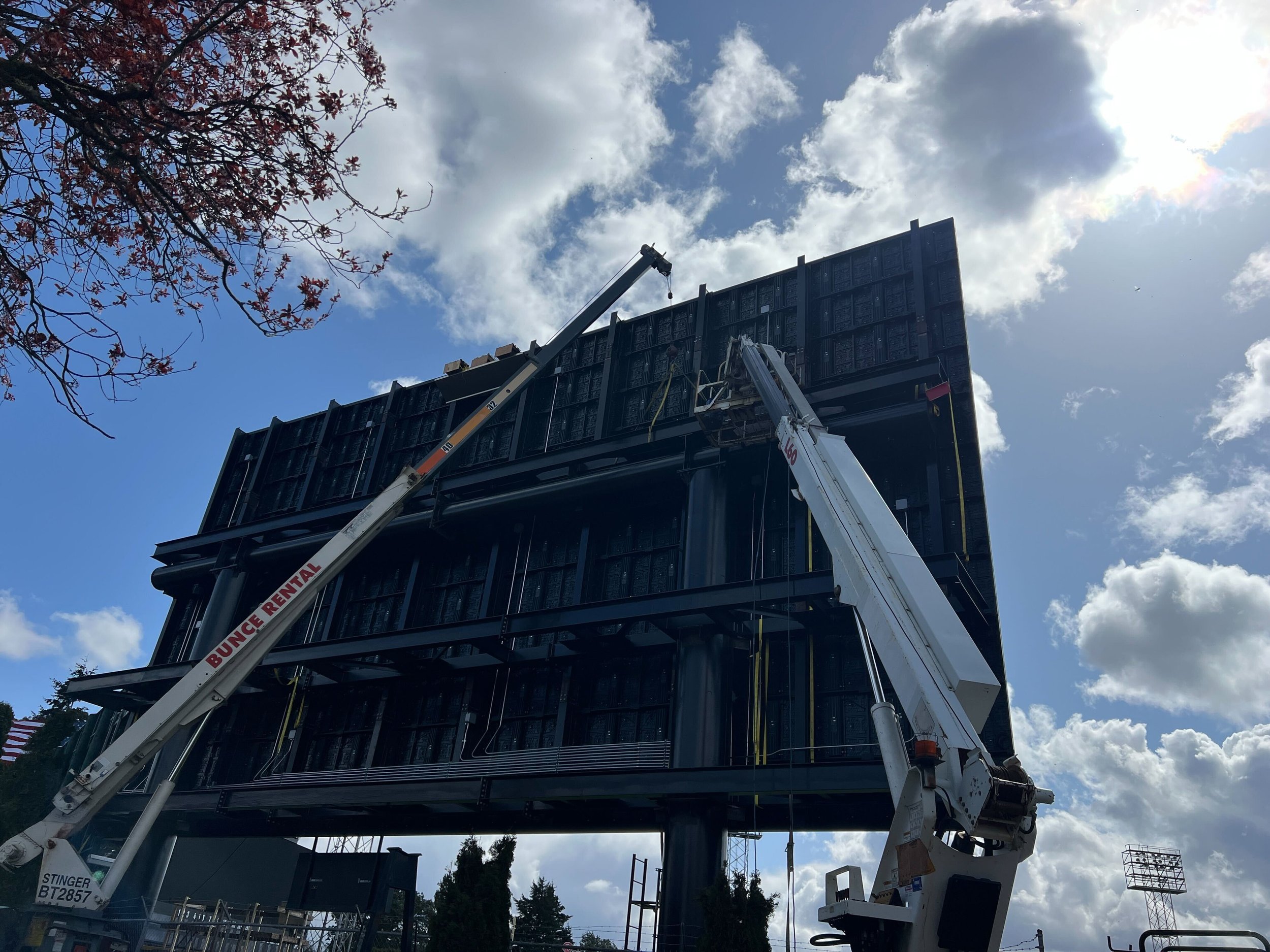Cheney Stadium Removal Work