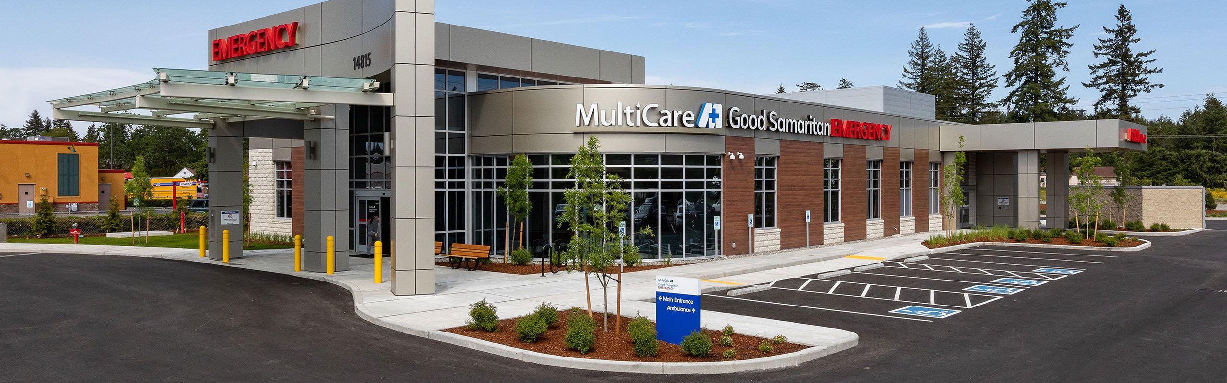 St. Michael Medical Center campus wayfinding and identification signage by Plumb Signs — Silverdale WA