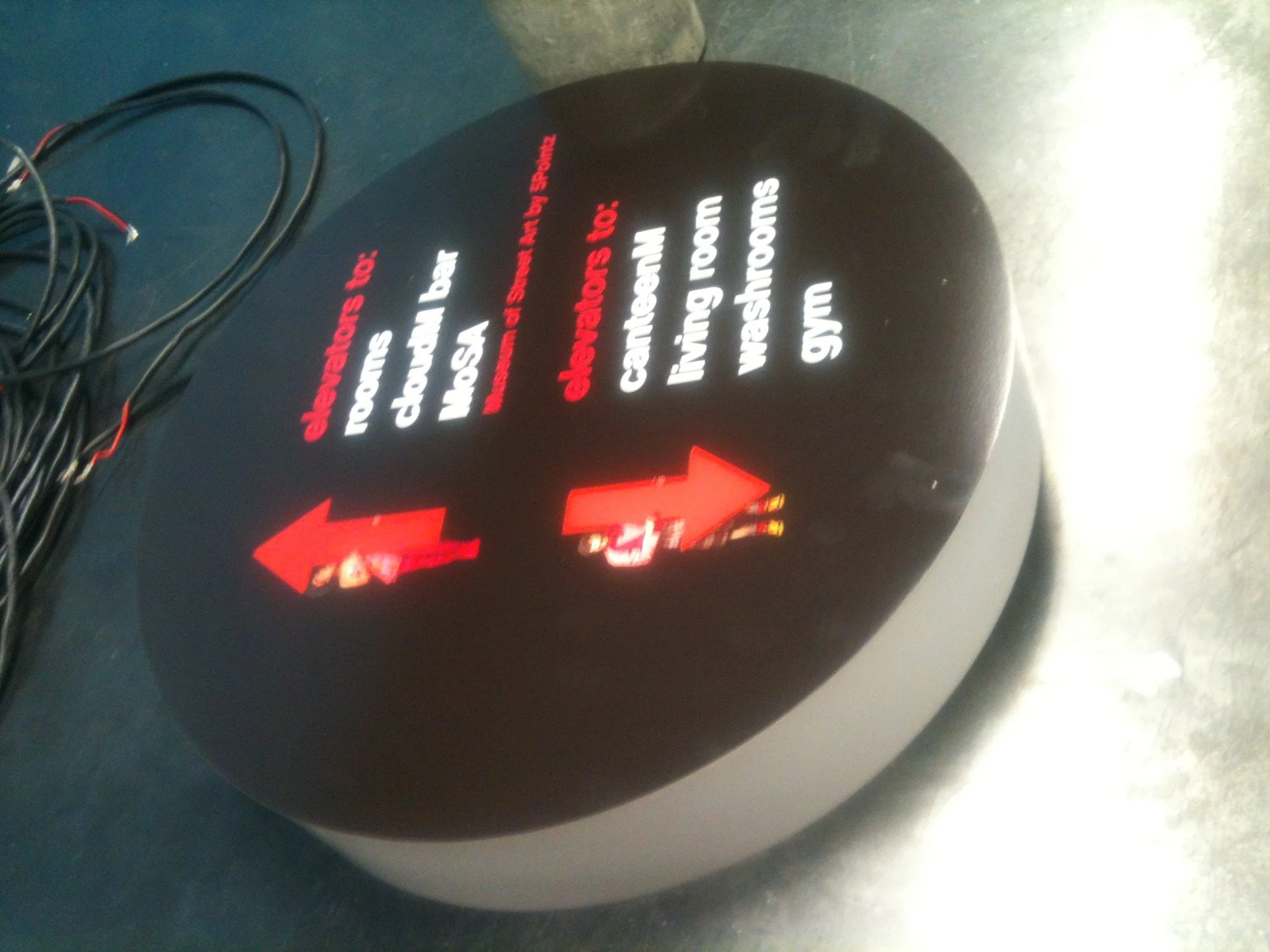 citizenM signage prototype testing Seattle