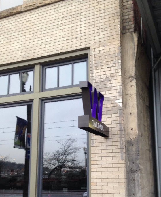 University of Washington Tacoma Campus Wayfinding Signage – Plumb Signs