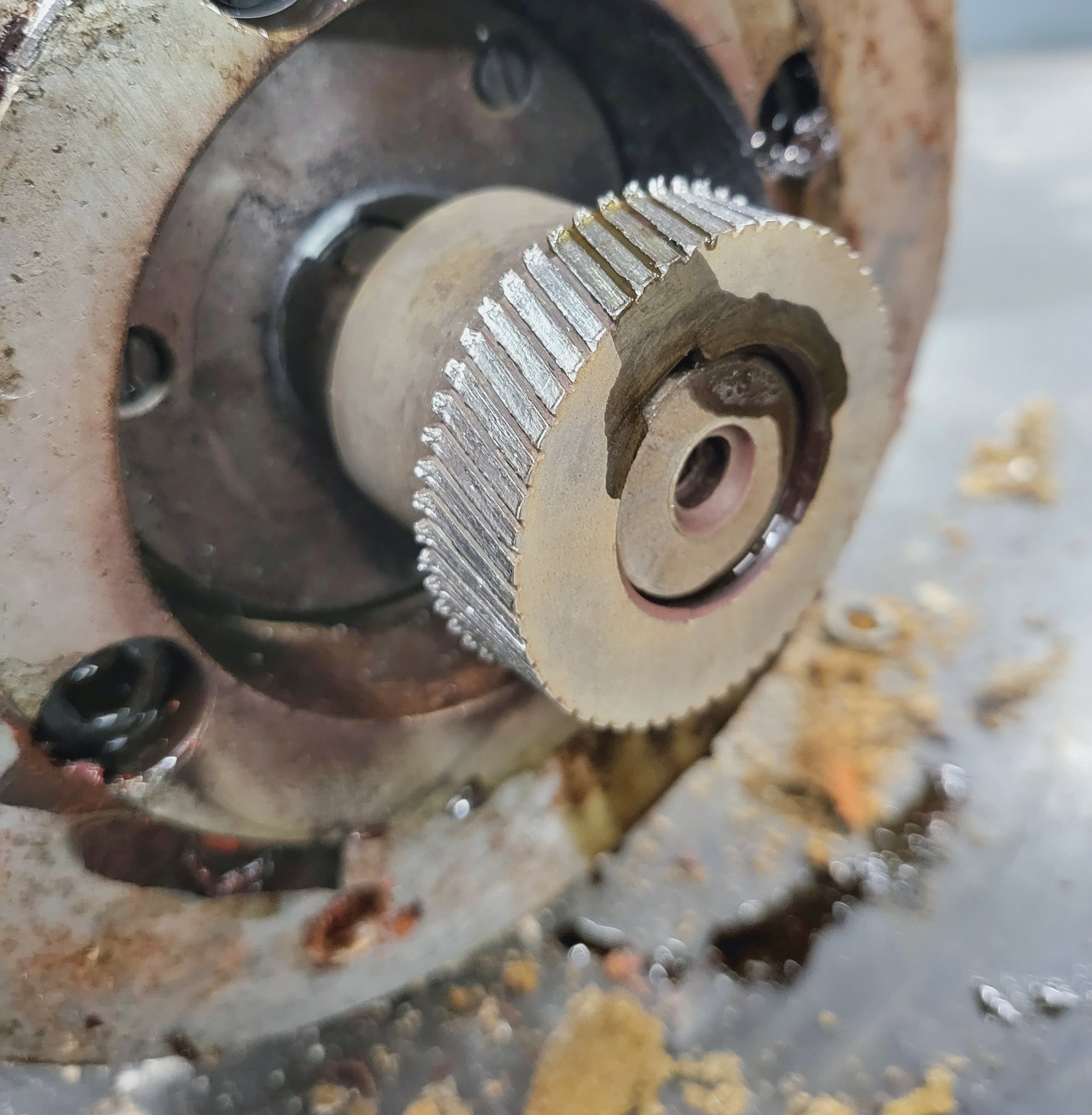 Industrial machinery failure