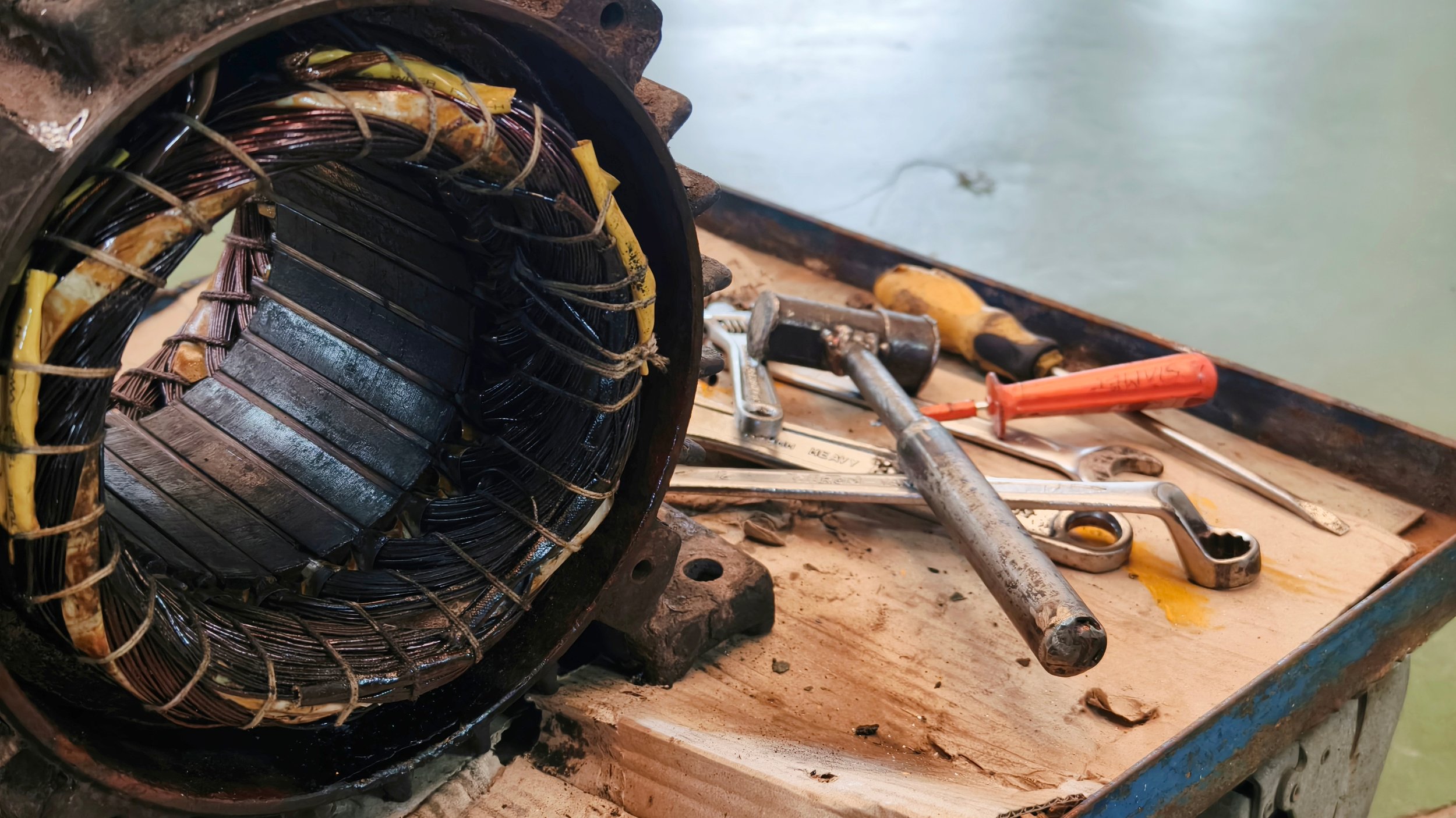 Machinery component damage