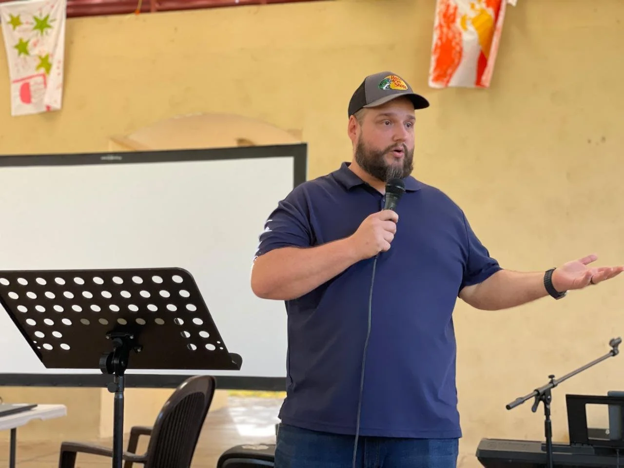 Mike Booth teaching