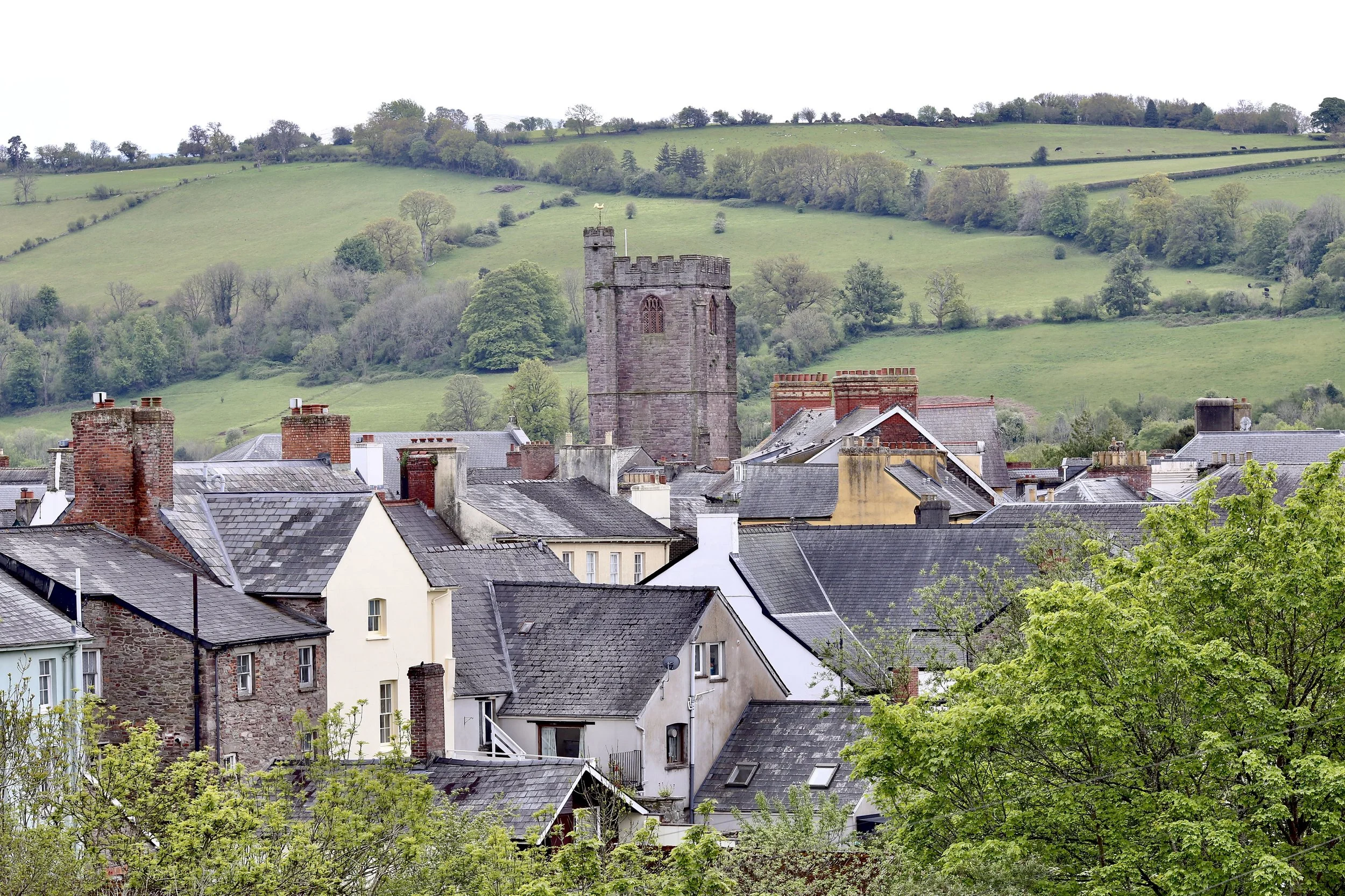 St Mary's Church in Brecon