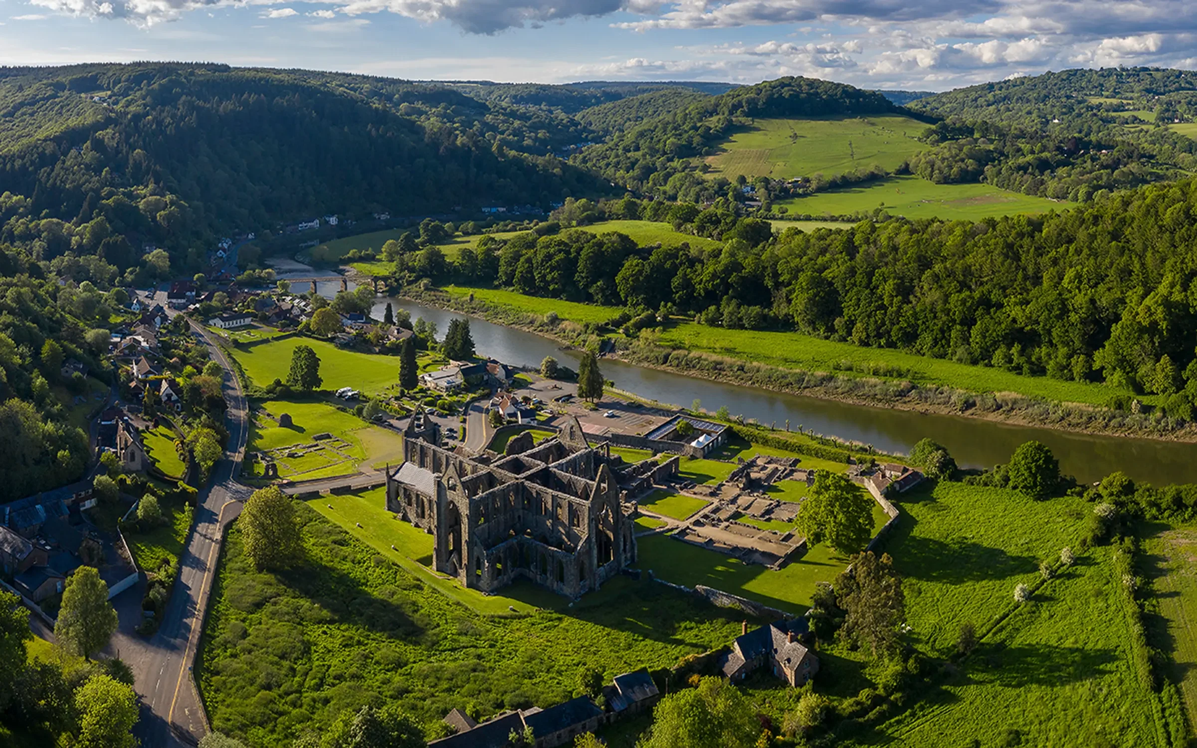 Welsh abbey ruins