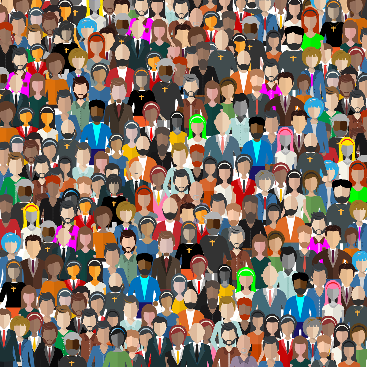 Candles glowing in a church