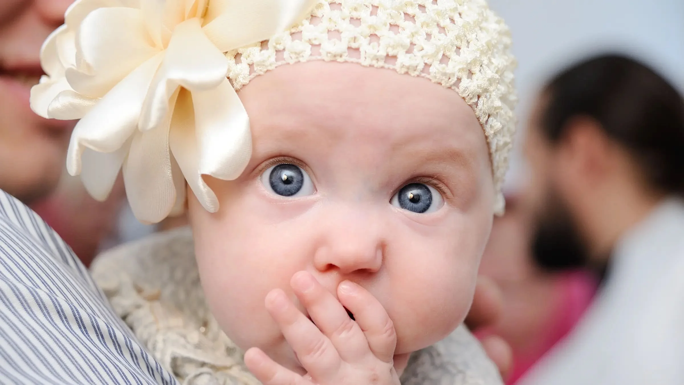 Baptism or christening in church