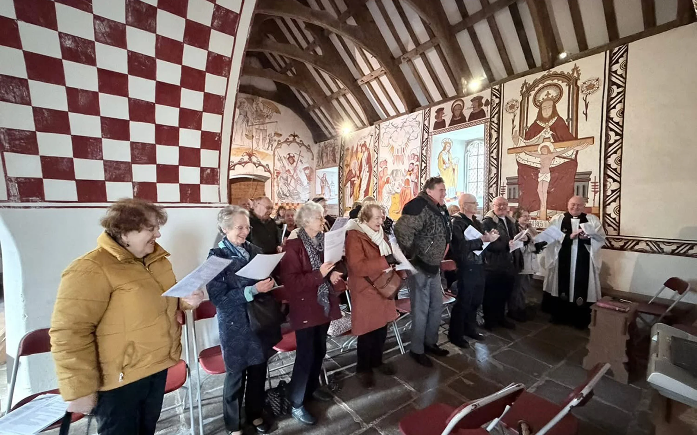 Service at St Teilo’s Church, St Fagans