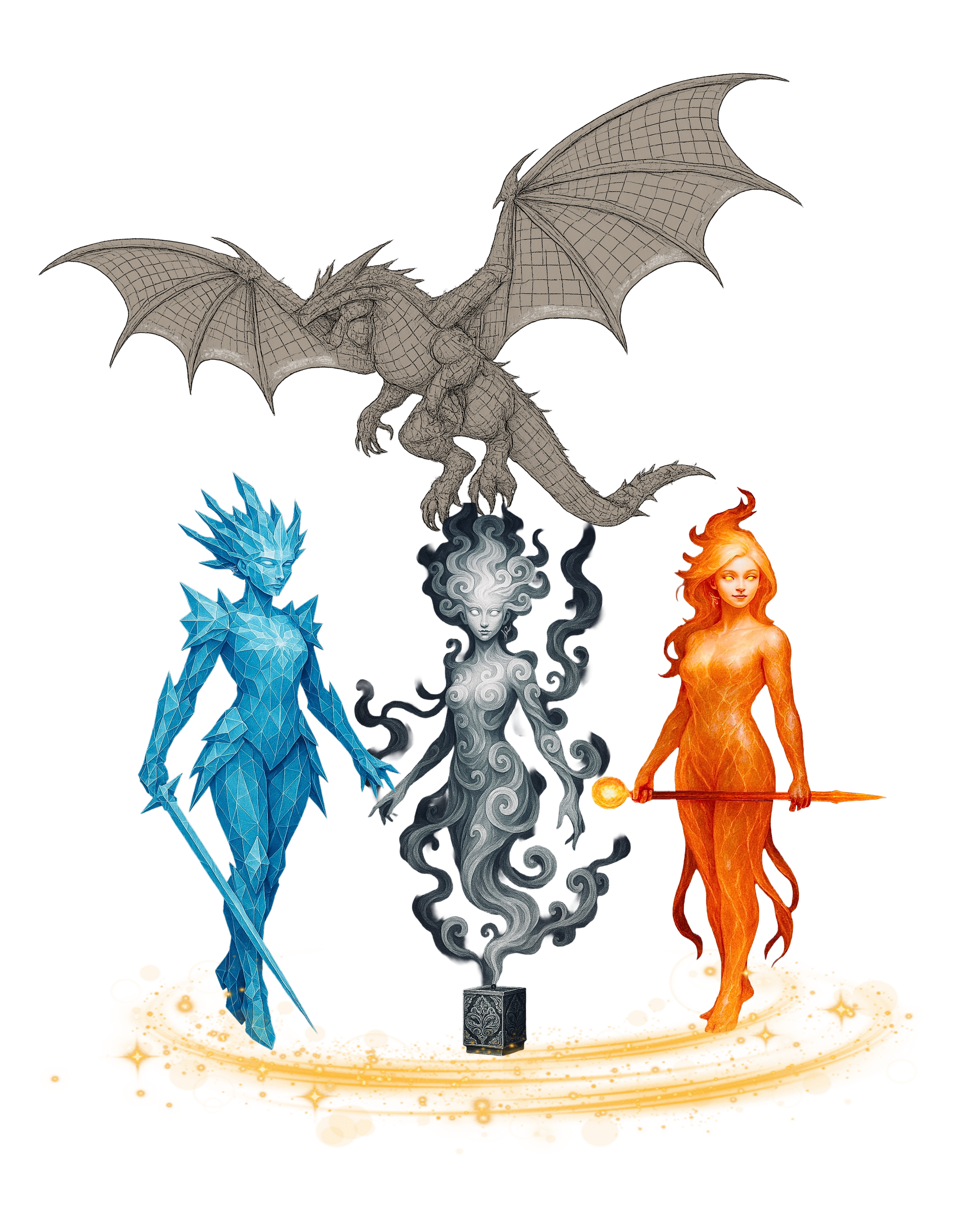Printed miniatures and display models