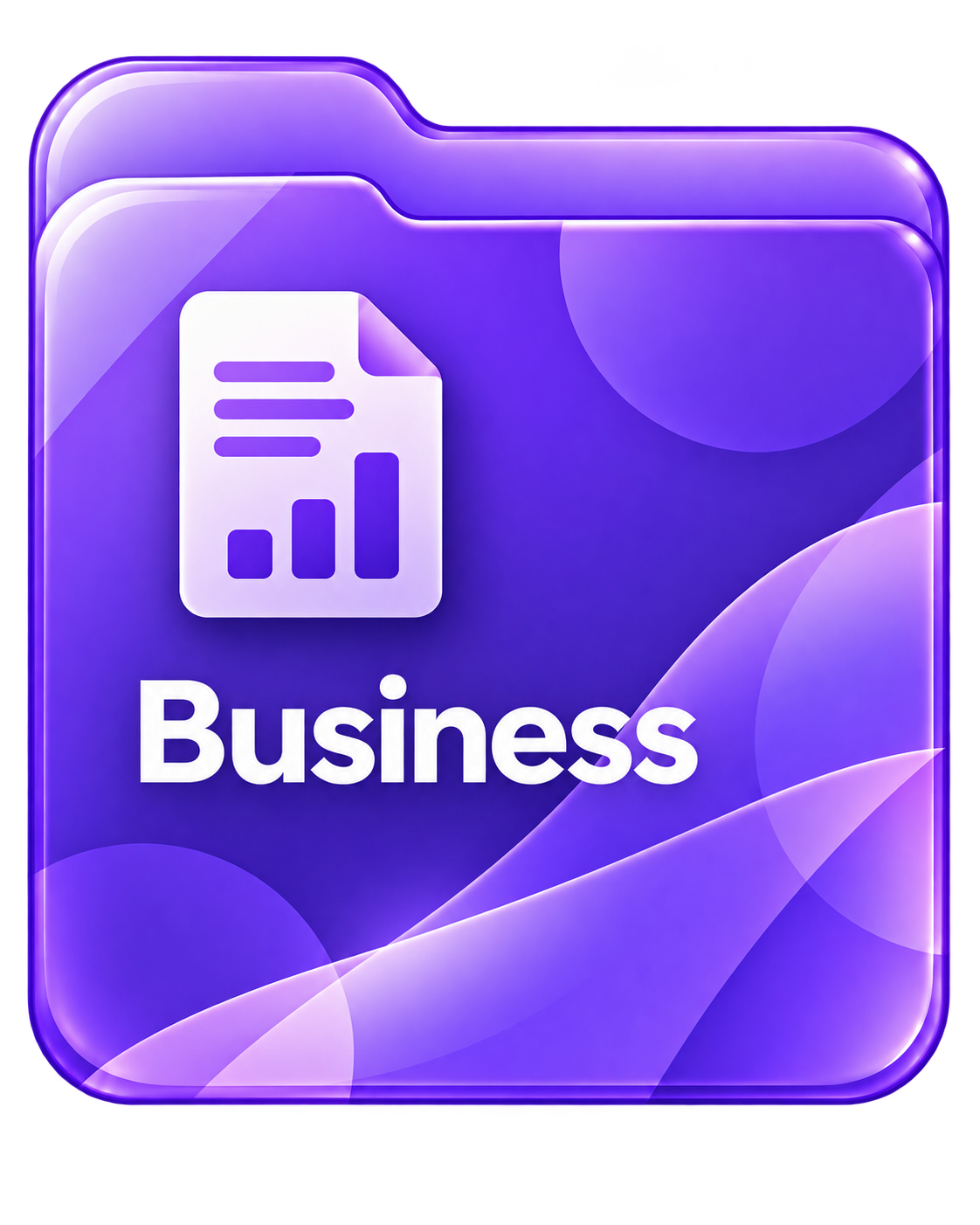 Business folder template