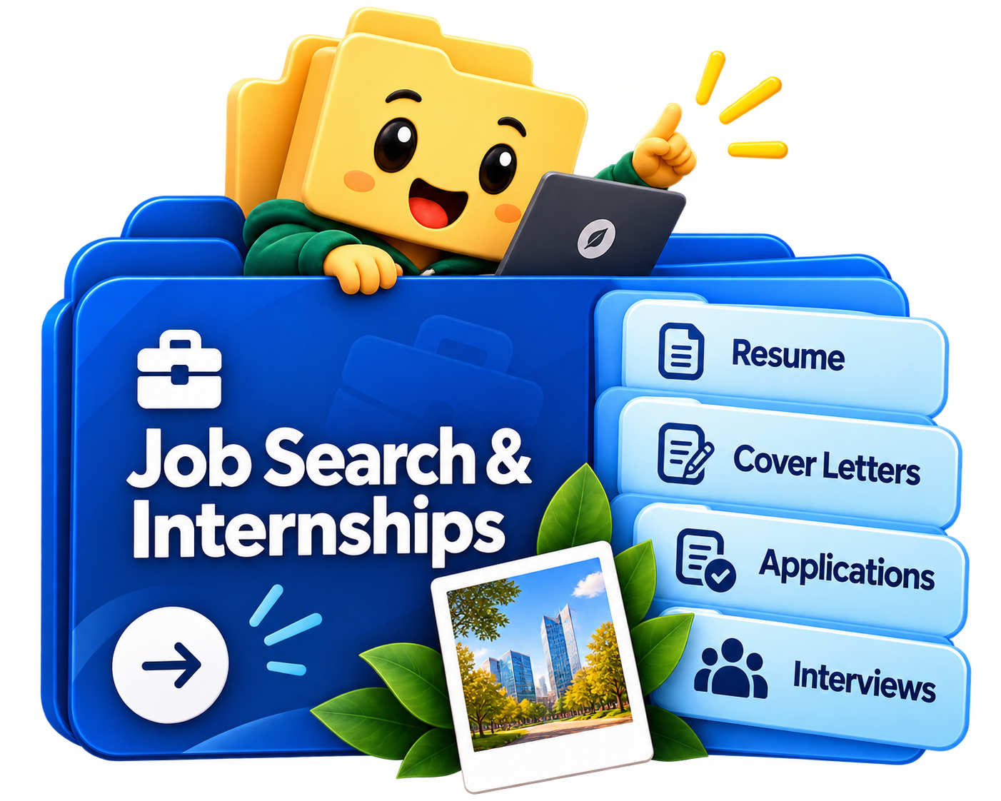 Job Search and Internships template