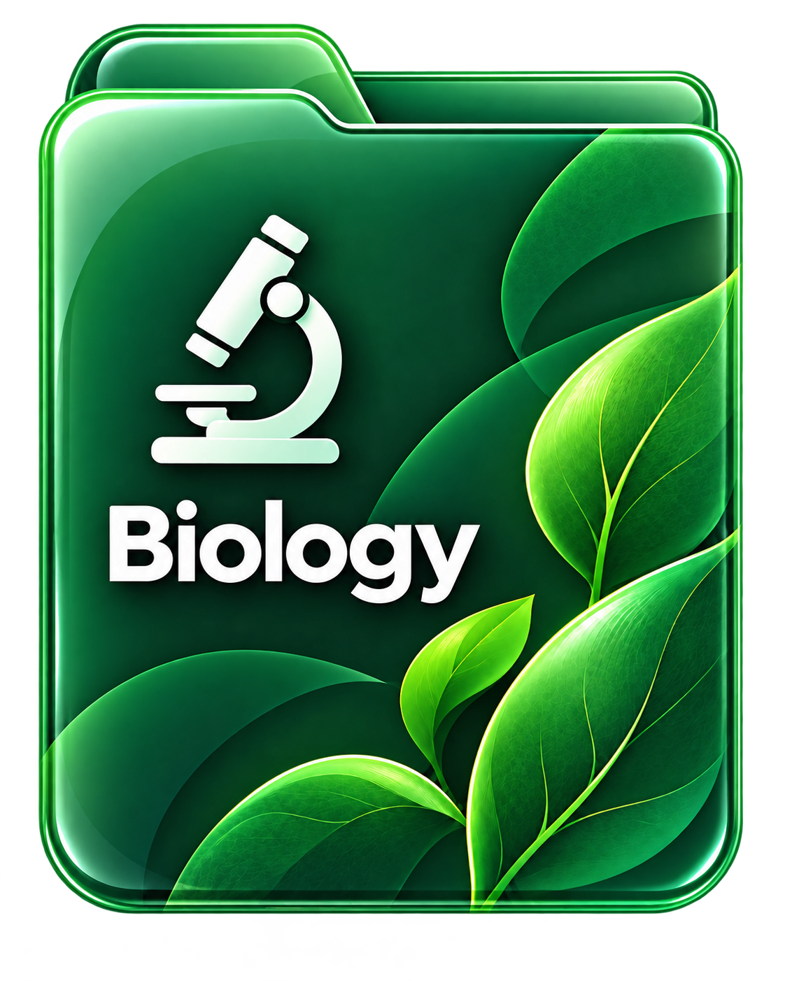 Biology folder template