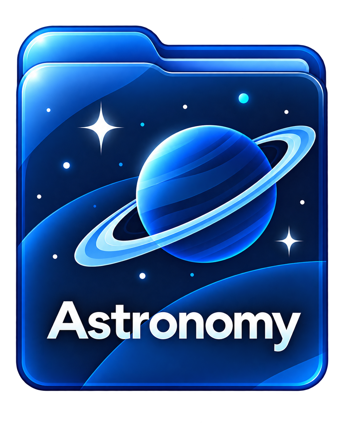 Astronomy folder template