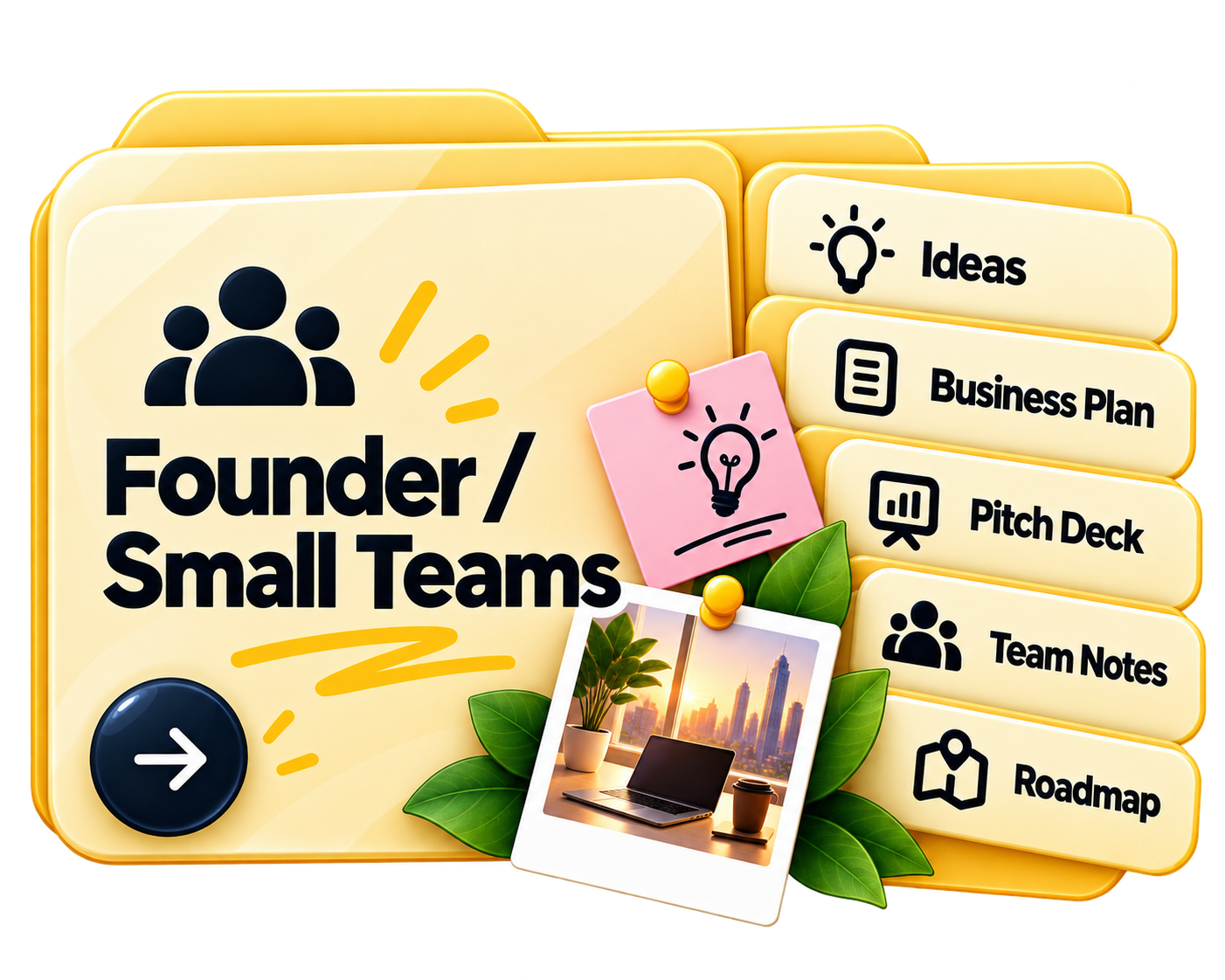 Founder and Small Teams template
