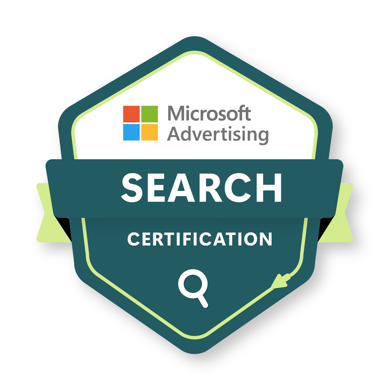 Microsoft Advertising Search Certification badge
