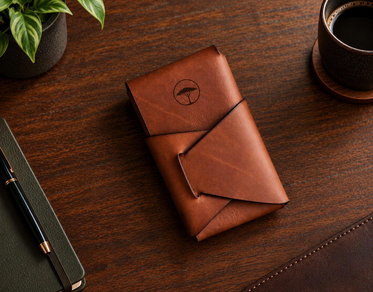 Branded minimalist fold wallet, GECO corporate gifts
