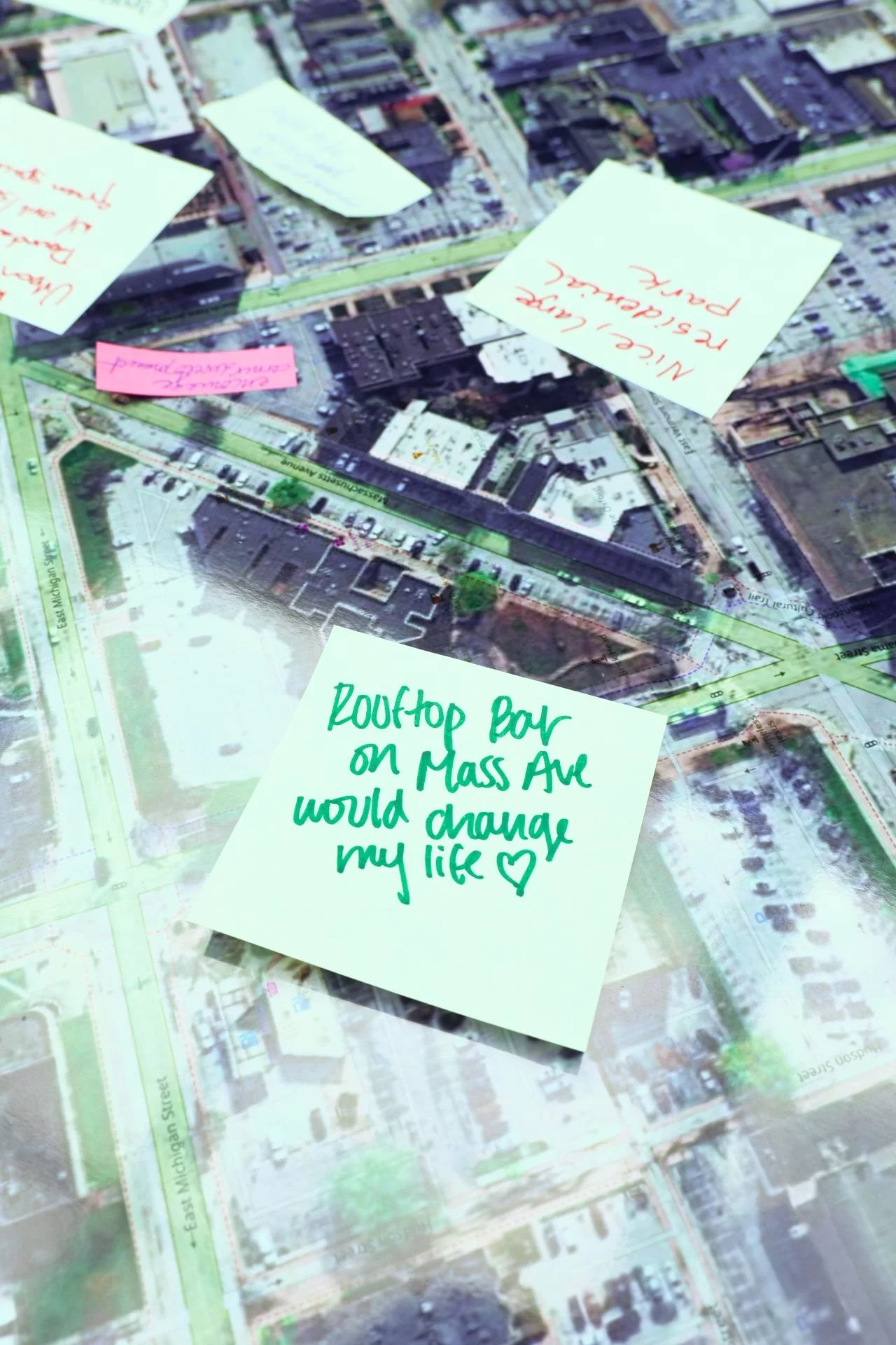 Community engagement along Mass Ave