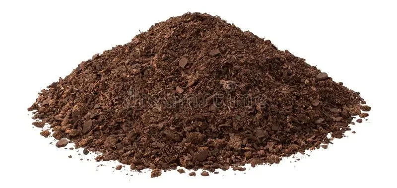A pile of soil