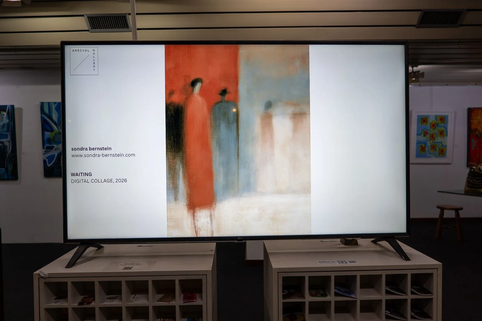 Arrival Gallery moving image and video art display