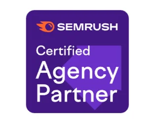 SEMrush Certified Agency Partner badge