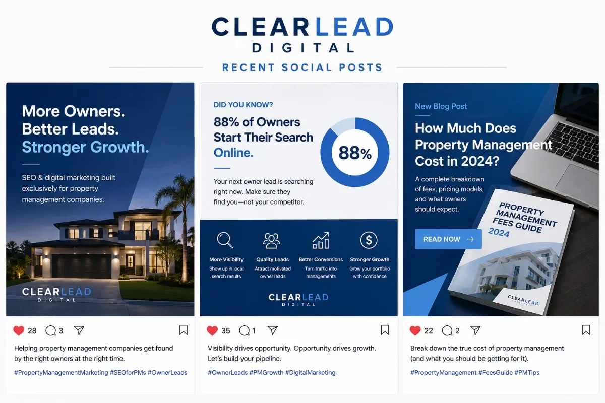 Property management SEO and digital marketing content that builds authority
